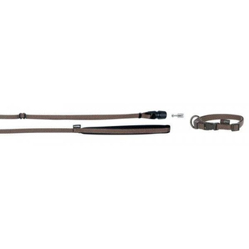 KERBL Set GoLeyGo Collar+Correa S Cinta 2m Con Adaptador Hasta 15kg Marrón