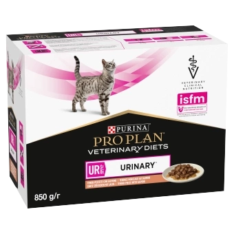 PURINA Pro Plan Veterinary Diets UR Urinary Cat Salmón 10x85g