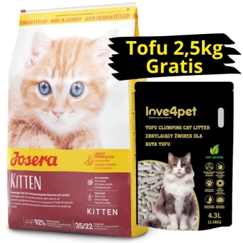 Gatita Josera 10kg + arena GRATIS