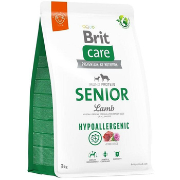 BRIT CARE Cordero Senior Hipoalergénico 3kg