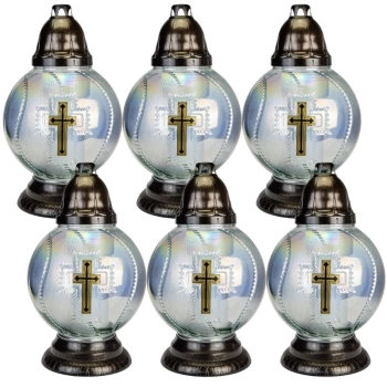 LUKS Vela funeraria D51K 32 cm, 6 unidades