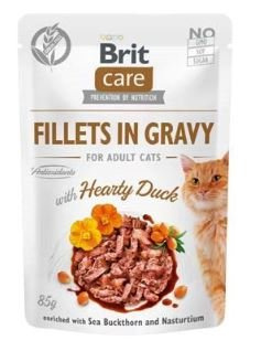 Brit Care Cat Pouches Filetes En Salsa Con Pato 85g