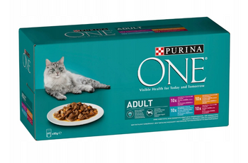 Purina One Adult bolsitas para gatos MIX sabores en salsa 40x85g