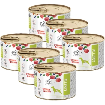 4Vets Alergia canina 6x185 g