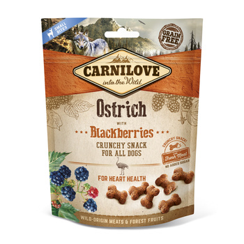 Carnilove Crunchy Snack, avestruz y mora 200 g