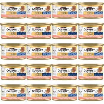 Purina Gourmet Gold mousse con salmón 72x85g