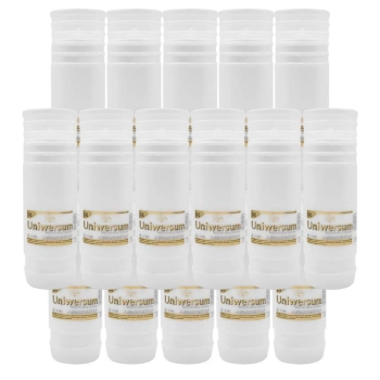 LUKS Pastilla de parafina para velas funerarias D6 21,5 cm 16 unidades