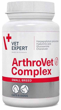 VETEXPERT Arthrovet HA Complex Razas Pequeñas y Gatos 60 Cápsulas