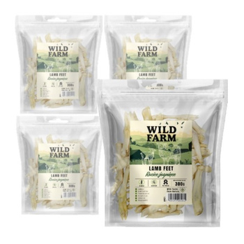 WILD FARM pezuñas de cordero 4x300g golosinas para perros