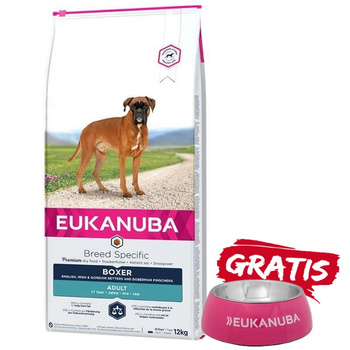 Eukanuba Adult Boxer Pollo 12kg + ¡Cuenco GRATIS!