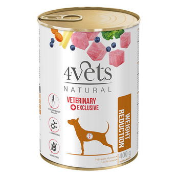 Dolina Noteci 4Vets Reducción de peso para perros 6x400g