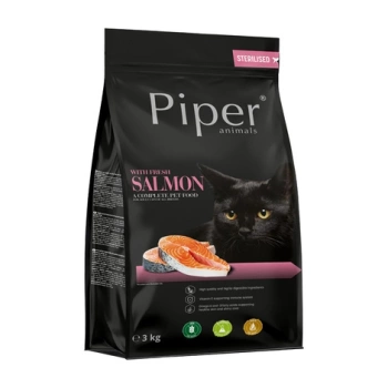 Dolina Noteci Piper Animales con Salmón para Gatos 3kg