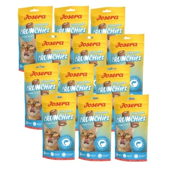 JOSERA Crunchies - con Salmón (golosina para gatos) 12x60g