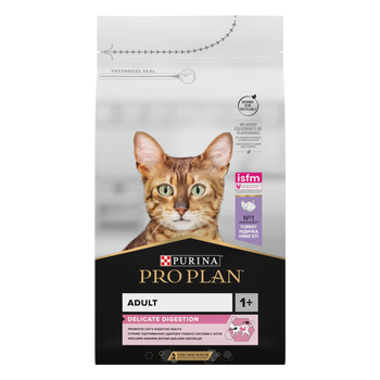 PRO PLAN Delicate Digestion pienso para gatos rico en pavo 1,5kg