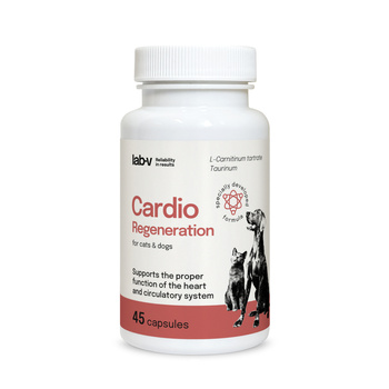 LAB-V Cardio Regeneration - Apoyo cardiovascular para perros y gatos 45 cápsulas