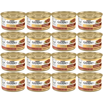 Purina Gourmet Gold Pato y Pavo en Salsa 48x85g