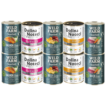 Dolina Noteci + WILD FARM Mezcla de Superalimentos de Sabores 10x400g