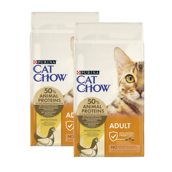 Purina Cat Chow Adultos Pollo y Arroz 2x15kg