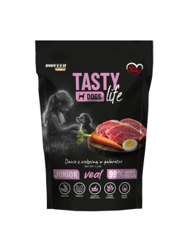 Tasty Dogs Life Junior Plato con ternera en gelatina 500 g