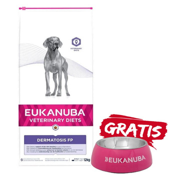 Eukanuba Dermatosis FP 12kg + ¡Cuenco GRATIS!