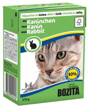 BOZITA Gato Conejo Gelatina 370g