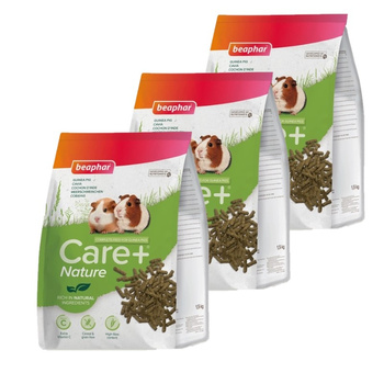 BEAPHAR Care+ Alimento Super Premium para cobayas 3x1,5kg