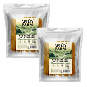 WILD FARM filetes de ñame multivitamínico 2x500g golosina para perros