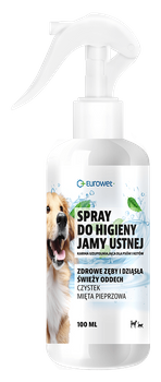 Eurowet Spray de higiene bucal con casta y menta 100ml