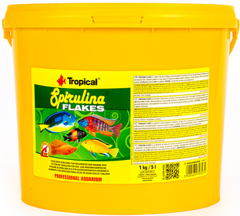 Copos de espirulina tropical 5l