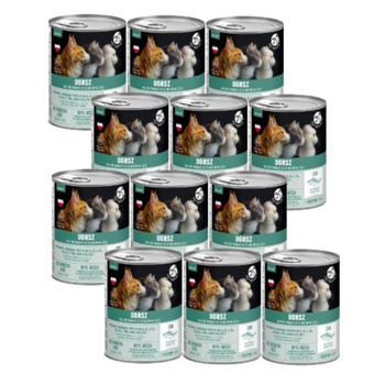 PetRepublic trozos en salsa con bacalao 12x400g para gatos
