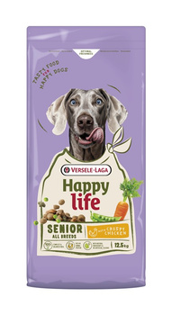VERSELE-LAGA Happy Senior con Pollo 12.5kg - Pienso para perros senior con pollo