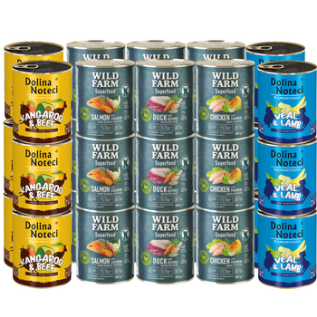 Dolina Noteci + WILD FARM Superfood Mix de sabores 30x800g