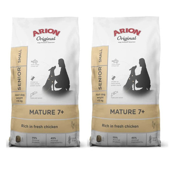 ARION Original Arion Mature 7+ Adulto Razas Pequeñas 2x7kg