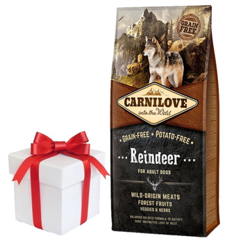 Carnilove Reno para Adulto 12kg + ¡Sorpresa para el Perro GRATIS!