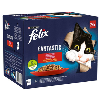 Felix Fantásticos Sabores Campestres en Jalea 24x85g