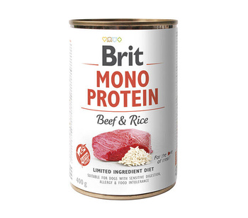 Brit Mono Protein Ternera y Arroz Integral 400g