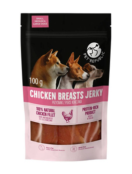 PetRepublic golosina de pechuga de pollo para perros 100g