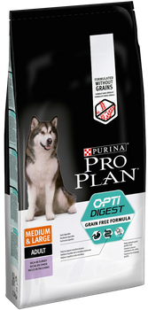 Purina Pro Plan Adultos Medianos y Grandes Digestión OptiDigest 12kg