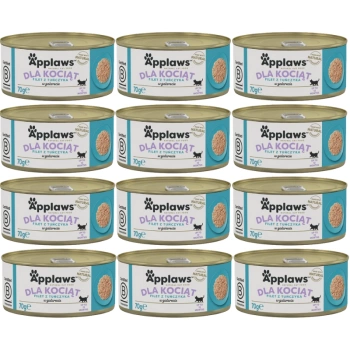 APPLAWS Gatito Atún en gelatina 12x70g