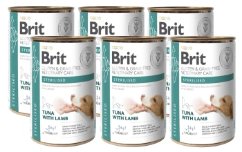 BRIT GF Veterinary Diets Dog Sterilised 6x400g comida húmeda para perros