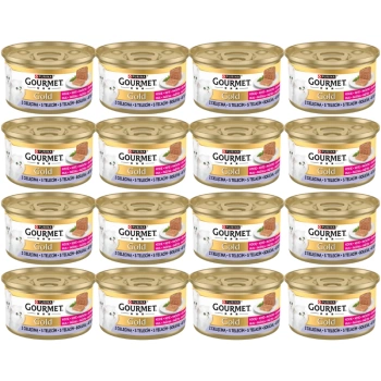 Purina Gourmet Gold Kitten mousse con ternera 48x85g