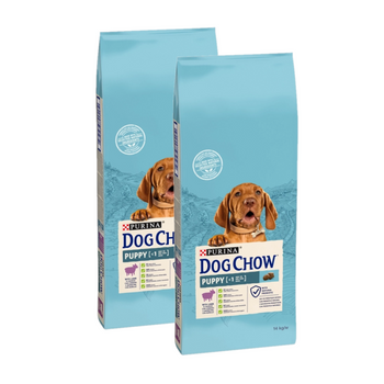 Purina Dog Chow Cachorro con Cordero 2x14kg