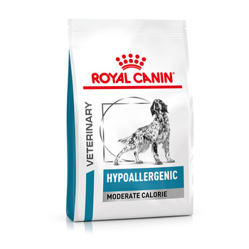 ROYAL CANIN Hipoalergénico Moderado en Calorías HME23 7kg + SORPRESA PARA SU PERRO