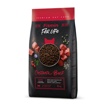 Fitmin Cat For Life Buey Castrado 8kg