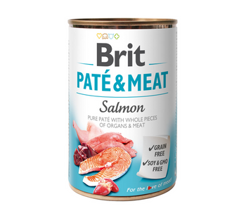 Brit Pate y Carne con Salmón 400g