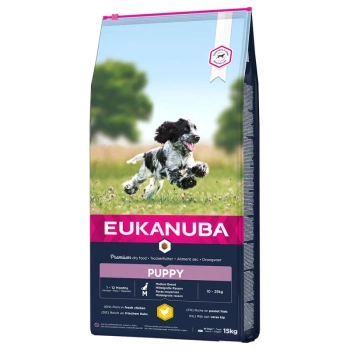 Eukanuba Puppy&Junior Razas Medianas 15kg