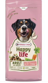 VERSELE-LAGA Happy Life Adult with Lamb 12.5kg - Pienso para perros grandes adultos con cordero