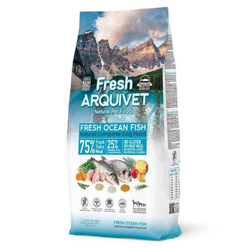 ARQUIVET FRESH - Comida semi-húmeda para perros peces del océano 10 kg