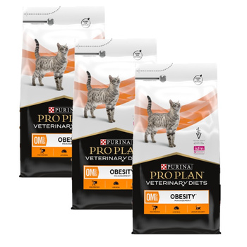 PURINA Pro Plan Veterinary Diets OM Obesity Management Gato 3x5kg