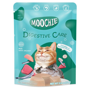 MOOCHIE Digestive Care With Anchovy 70 g cuidado del sistema digestivo